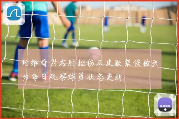 约维奇因右肘挫伤及皮肤裂伤被列为每日观察球员状态更新