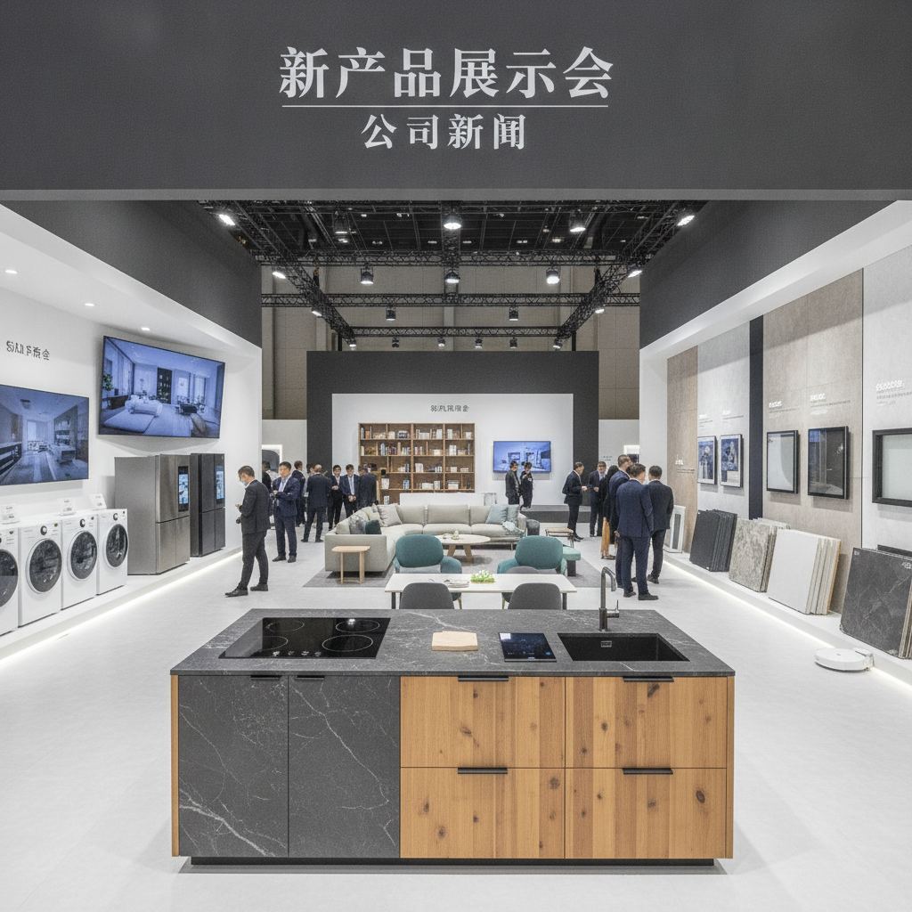 新产品展示会现场